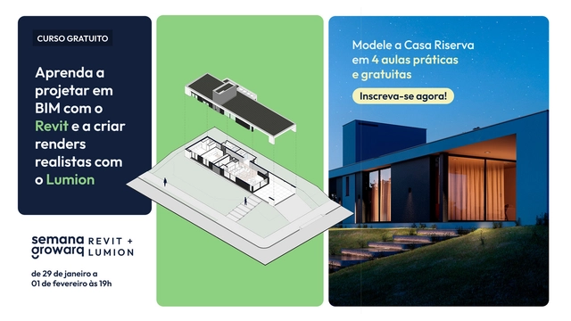 Semana Growarq - Revit e Lumion - Imagem de Destaque