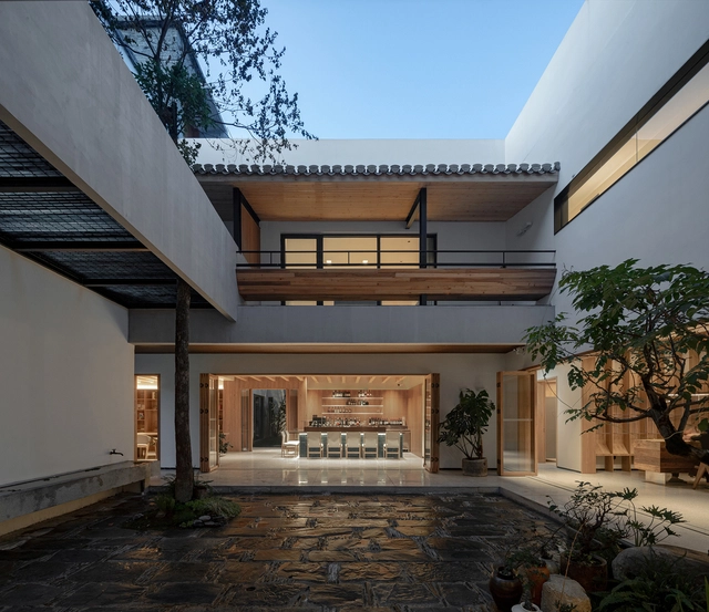 Hotel Yiyun · Bishan / y.ad studio - Fotografia de Exterior, Hotéis, Aido, Fachada, Porta