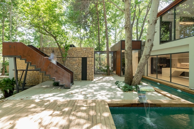 Villa 99 / Ambiance Architectural Studio - Fotografia de Exterior, Casas, Jardim, Fachada, Floresta