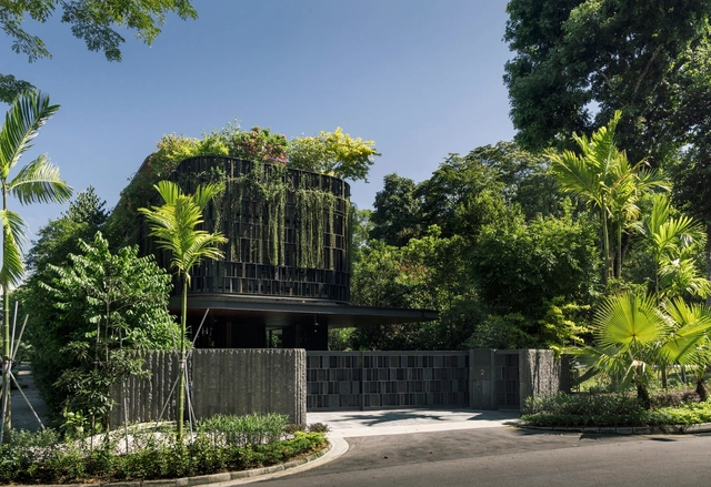 Casa Tocando el Edén / Wallflower Architecture + Design - Fotografía exterior, Casas, Jardín, Fachada, Arco, Bosque