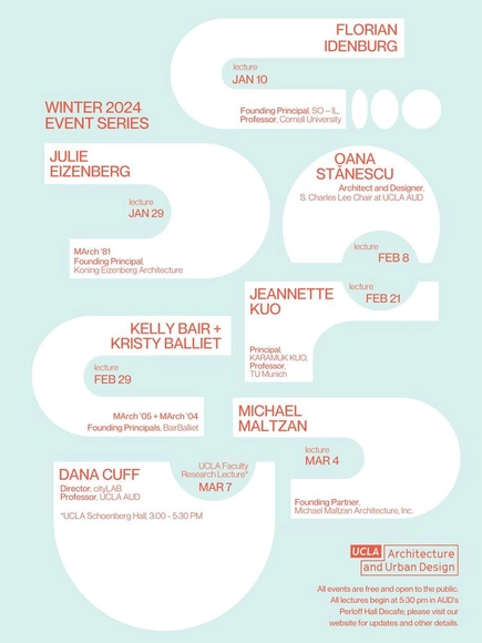 UCLA AUD's Winter 2024 Lecture Series - Featured Image
