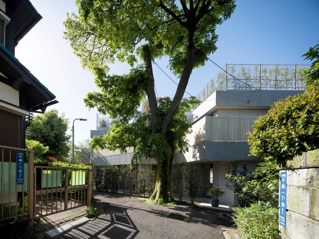 CHIDORI TERRACE Co-operative Housing Complex / Teppei Fujiwara Architects Labo + FUJIWALABO / Teppei Fujiwara Architects Labo - Exterior Photography, Apartments, Garden, Facade