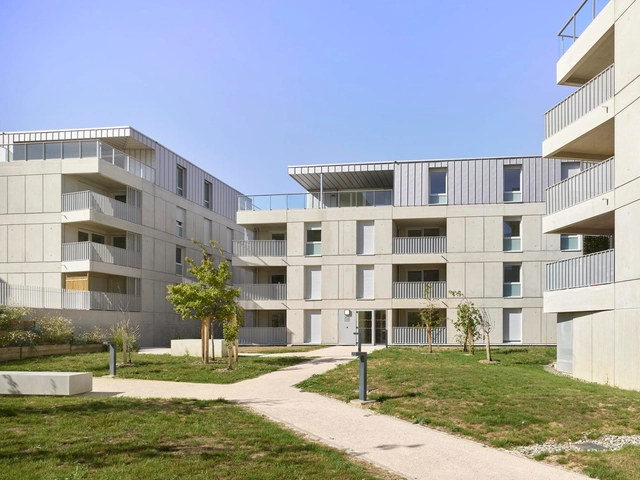 Jardins de Pouvourville Residential Complex / Taillandier Architectes Associés - Exterior Photography, Apartments, Facade