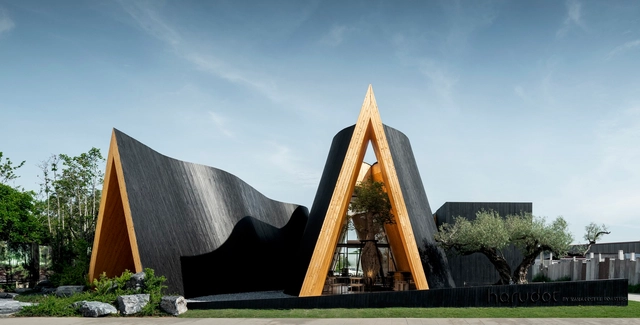 Cafeteria Harudot por Nana Coffee Roasters / IDIN Architects - Fotografia de Exterior, Cafeterias, Jardim, Fachada