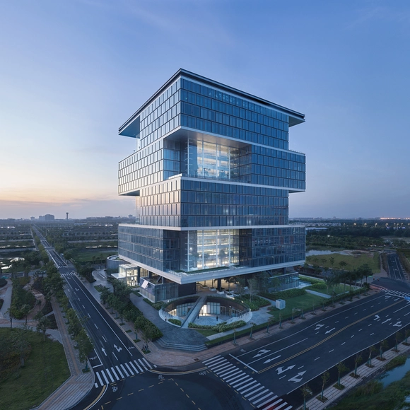 海南能源交易大厦 / 姚仁喜｜大元建筑工场 - 建筑图, 零售建筑, 表皮, 城市