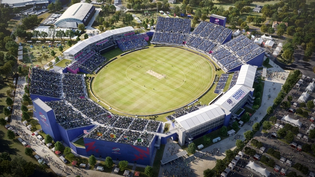Populous reutiliza unas tribunas de Fórmula 1 para el Estadio Internacional de Críquet en Nueva York - Imagen Principal