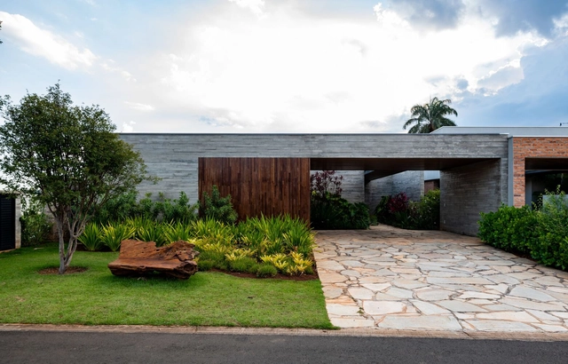 Casa O+T / Sala 03 Arquitetura - Fotografia de Exterior, Casas, Jardim, Fachada
