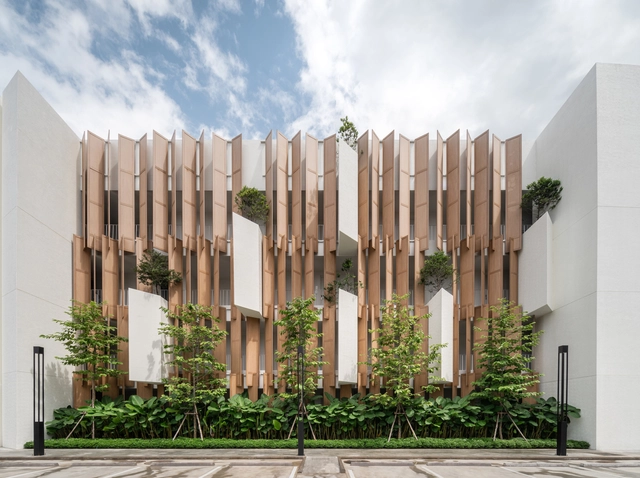 Riva Vista Riverfront Resort / IDIN Architects - Exterior Photography,  Hostel, Garden, Facade