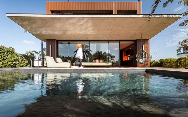 Casa Agua  / Stemmer Rodrigues Arquitetura - Fotografía exterior, Casas, Patio interior, Fachada