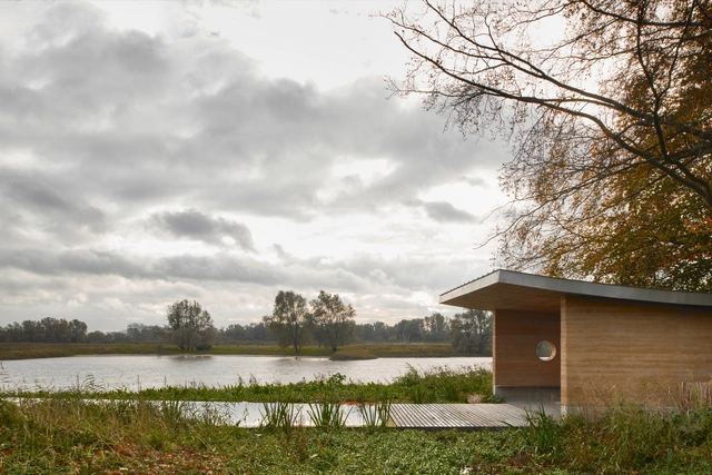 Pool on the River / Studio Nauta - Exterior Photography, Swimming Pool, Facade, Forest