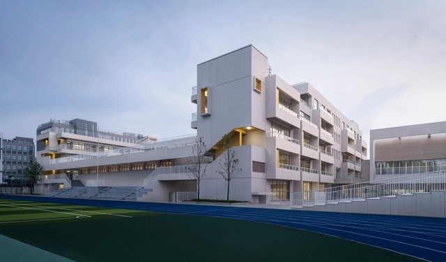 Wenqi Road Primary School / Zhaohui Rong Studio - Exterior Photography, Elementary & Middle School, Facade