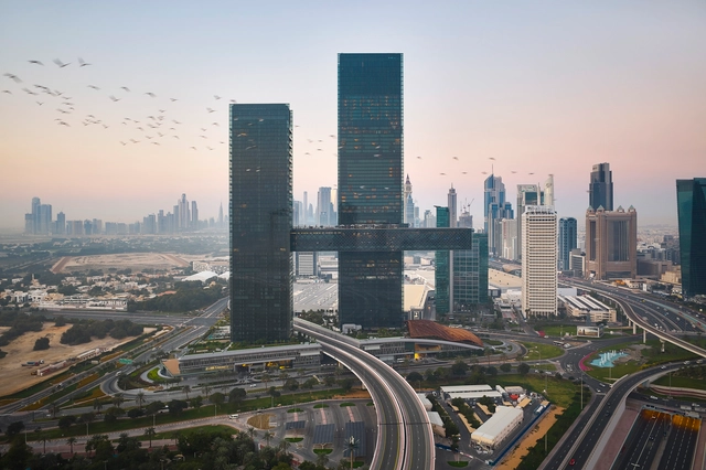 Nikken Sekkei completa el rascacielos voladizo más largo del mundo en Dubái - Imagen Principal