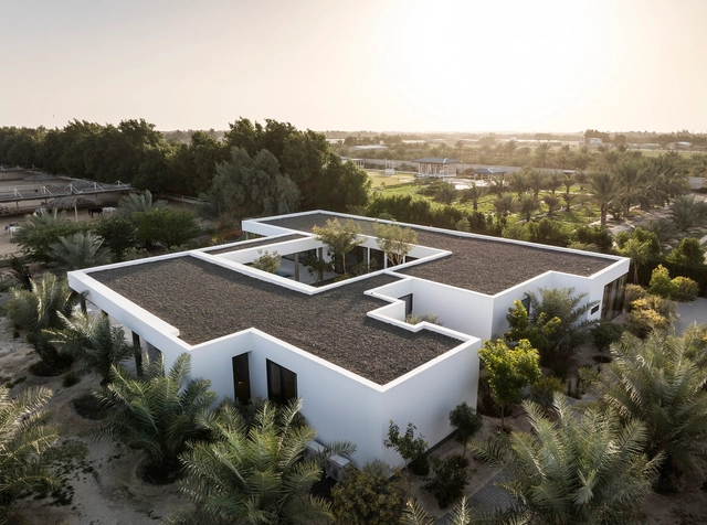 Zen Villa / fikrr architects - Exterior Photography, Houses, Garden, Facade