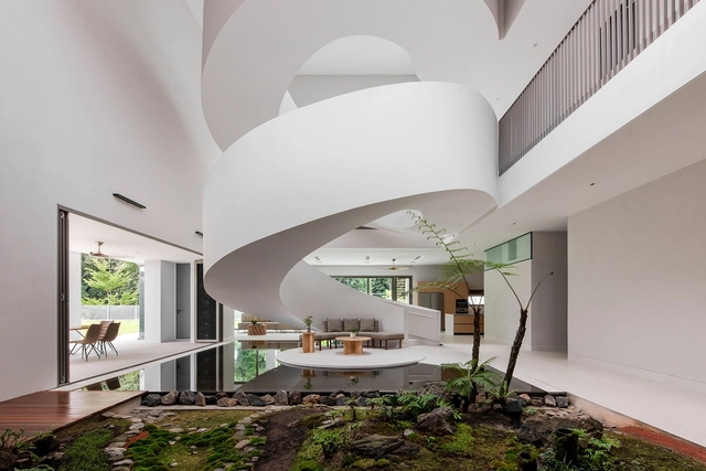 Casa la perla helicoidal / A3 Projects + Arch Cubic - Fotografía interior, Sustentabilidad, Fachada