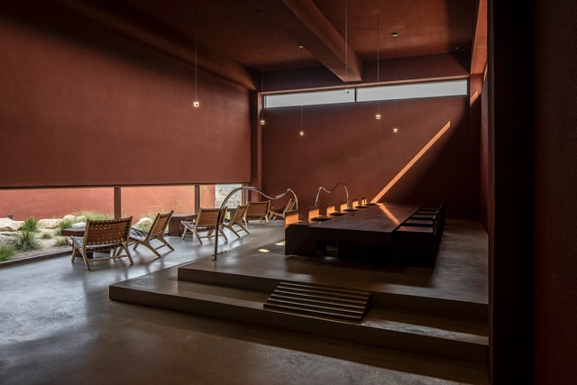 Cafetería Dscape / DENOVA - Fotografía interior, Arquitectura Comercial, Cocina, Escaleras, Sillas, Mesas