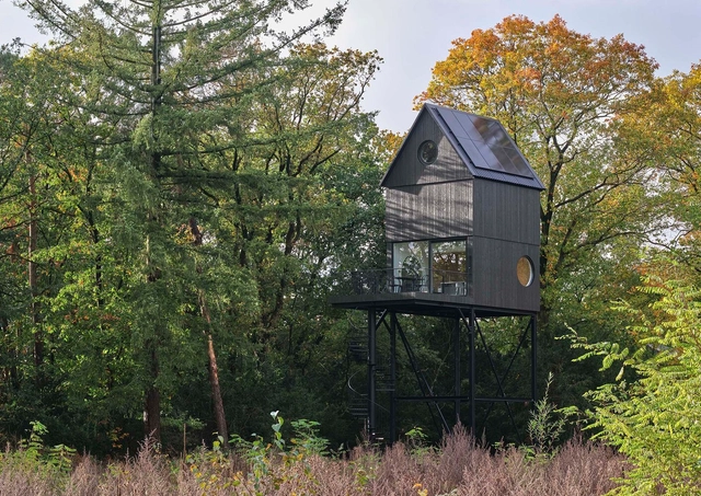 Ninho Buitenverblijf / NAMO Architecture + i29 architects - Fotografia de Exterior, Cabanas E Pousadas, Floresta