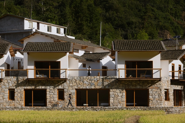 鹿柴山集 精品民宿 / 小大建筑 - 建筑图, 酒店, 表皮, 门
