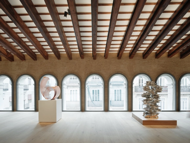 Hortensia Herrero Art Center / ERRE arquitectura - Interior Photography, Extension, Beam, Arch, Facade
