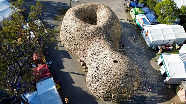 ‘蛹’入口展馆 / Cave Urban - 建筑图, 可持续发展, 花园