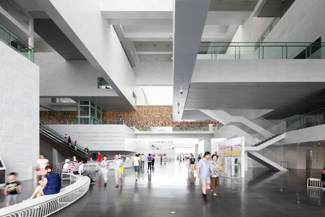 Biblioteca Tianjin / Riken Yamamoto - Fotografía interior, Edificios Públicos, Escaleras