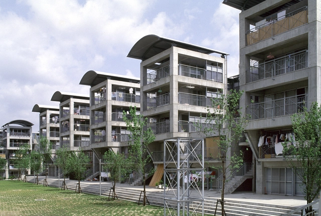 AD 经典：保田洼第一住宅区 / 山本理显设计工场 - 建筑图, 集合住宅, 表皮