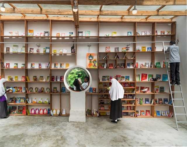 Biblioteca de Mariam / Parallel Studio - Fotografía interior, Comunidad, Fachada