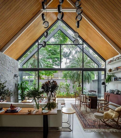 Casa Giudice / ARKITITO Arquitetura - Fotografía interior, Casas, Fijación Vigas, Mesas, Sillas