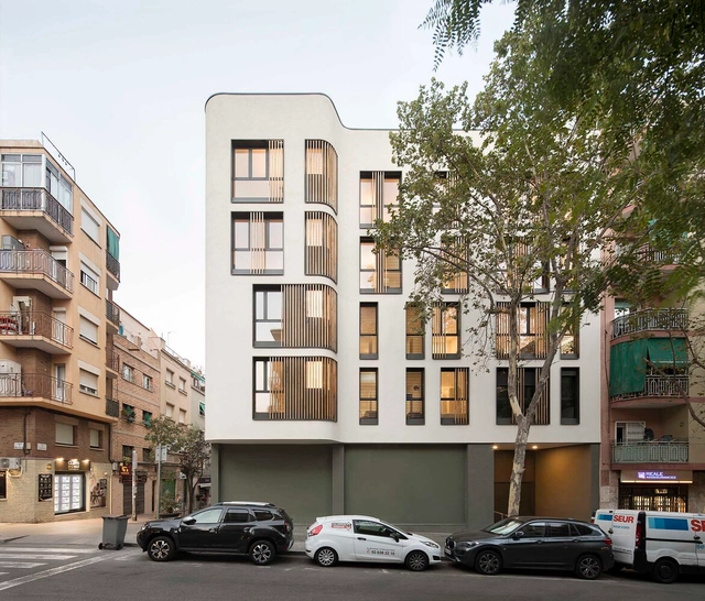 Viviendas Joaquim Valls / BJ Arquitectes Associats - Fotografía exterior, Apartamentos, Fachada