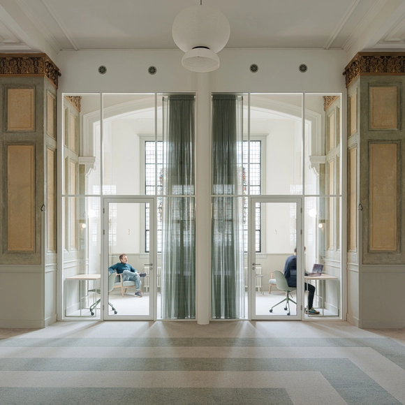  Lush Labyrinth / Bureau Fraai - Interior Photography,  Healthcare Center, Door, Table