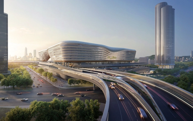 A Vertical Neighborhood in China and a Science Center in New York: 8 Unbuilt Projects by Established Firms - Featured Image