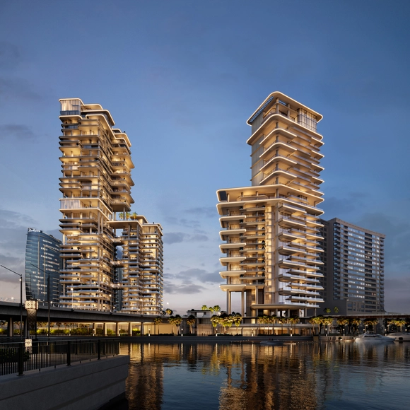 Foster + Partners Unveils Pair of Residential Towers in Dubai, UAE - Featured Image