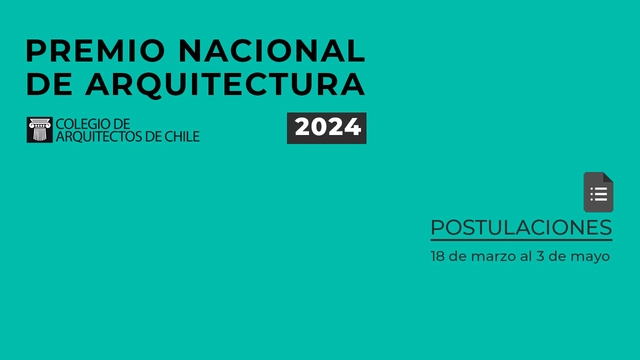 Se abre la convocatoria a presentar candidatas o candidatos al Premio Nacional de Arquitectura 2024 - Imagen Principal