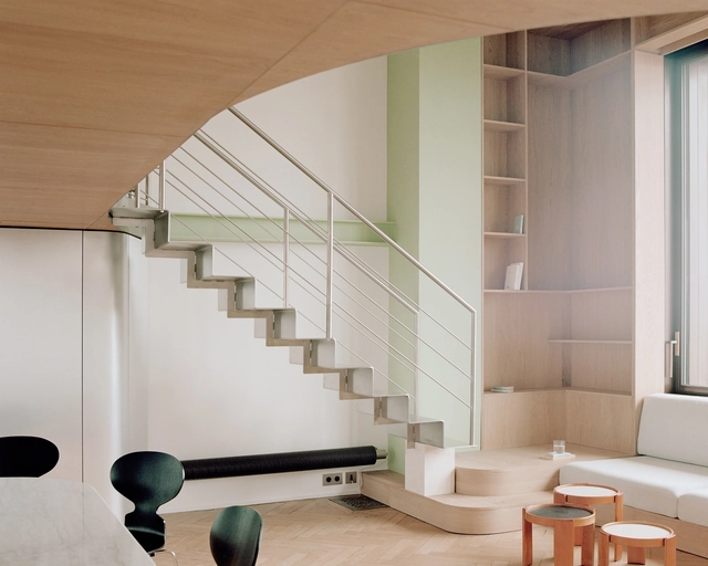 The Lighthouse / Toledano+Architects - Interior Photography, Apartments, Stairs, Table