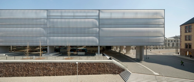 Estação Principal de Chemnitz / Grüntuch Ernst Architects - Fotografia de Exterior, Estação Ferroviária, Fachada