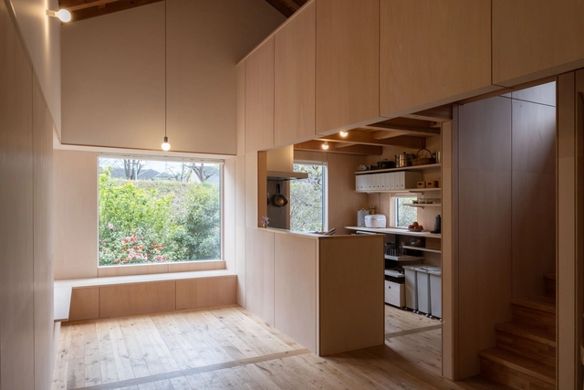 House in Umanose / Buttondesign - Interior Photography, Houses, Kitchen, Beam, Chair, Countertop