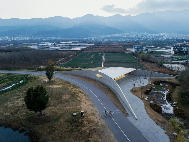 Jiapeng Village Service Station / Zhaoyang Architects - Visitor Center
