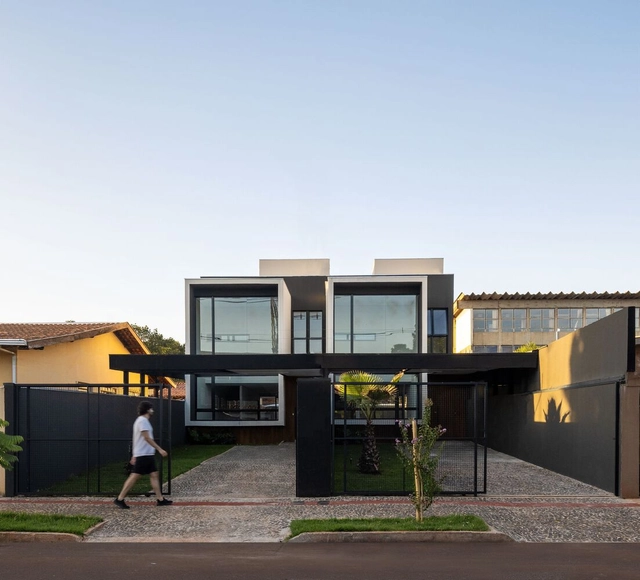 Casas Siamesas / Ser Arquitetos - Fotografia de Exterior, Casas, Fachada, Porta