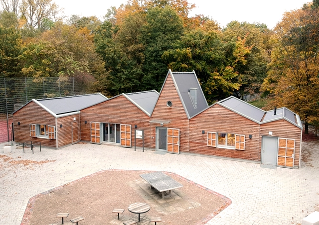 Kid's Workshop House St. Pauli / Hormann Architektur  - Exterior Photography, Community Center, Facade, Door