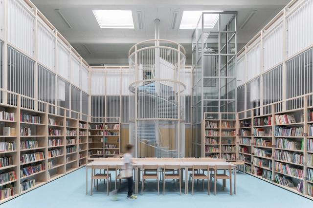 开放图书馆 / ARP 工作室 - 室内图, 小学及初中