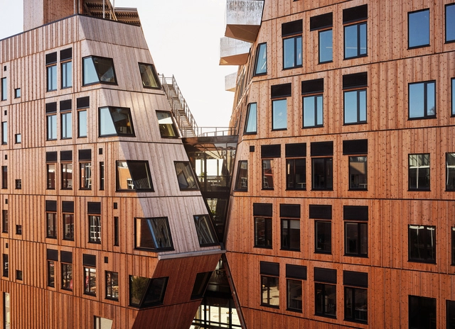 Edifício Vertikal Nydalen / Snøhetta - Fotografia de Interiores, Edifícios De Escritórios, Fachada