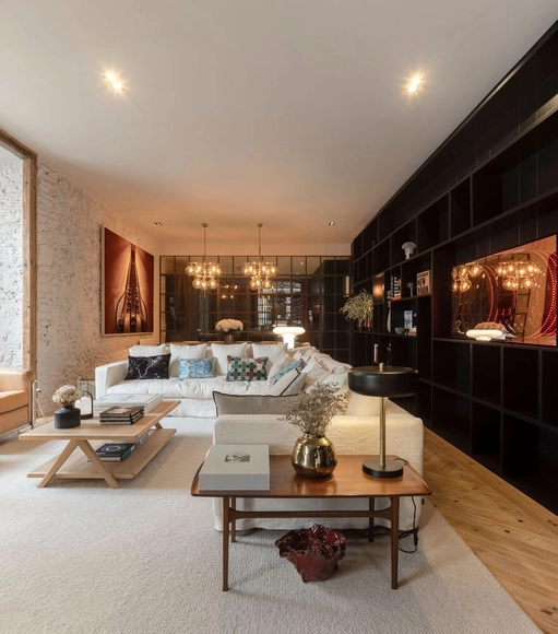 Apartamento do Cais do Sodré / Vasco Lima Mayer + Estudio Obra Prima - Fotografia de Interiores, Interiores De Apartamentos, Mesa, Iluminação, Cadeira