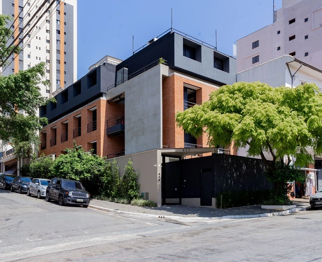 Edificio Estúdios Tibiriçá 422 / ALN Arquitetos - Fotografia de Exterior, Residencial, Fachada
