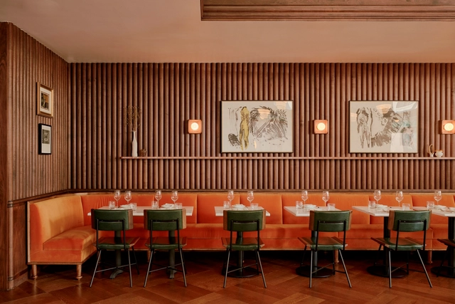 Lupetto Restaurant / Parts and Labor Design - Interior Photography, Restaurant & Bar Interiors, Table, Chair