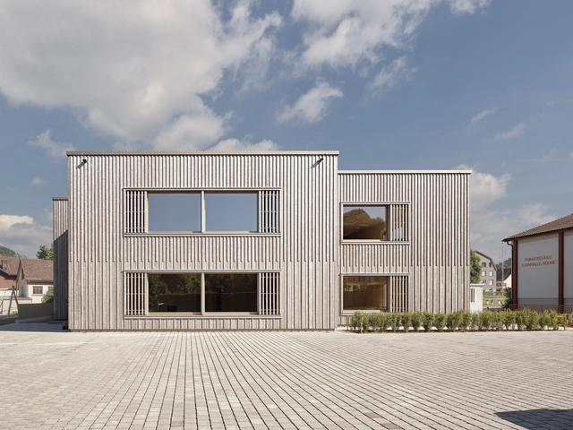 Escola Primária de Bütschwil / Illiz Architektur - Fotografia de Exterior, Escola Primária, Fachada