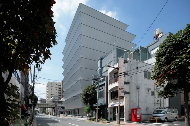 MONOSPINAL Headquarters Office Building / Makoto Yamaguchi Design - Exterior Photography, Office Buildings, Facade