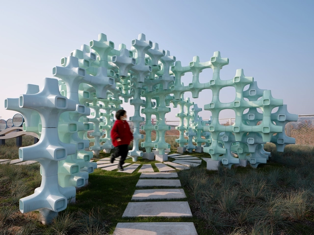 The Possibilities of Pavilion, Three Ecological Pavilions by the Sea / HCCH Studio - Exterior Photography, Installations & Structures, Garden
