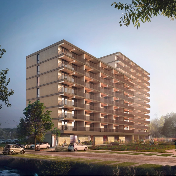 Powerhouse Company Designs Largest Timber Housing Development in the Netherlands - Featured Image