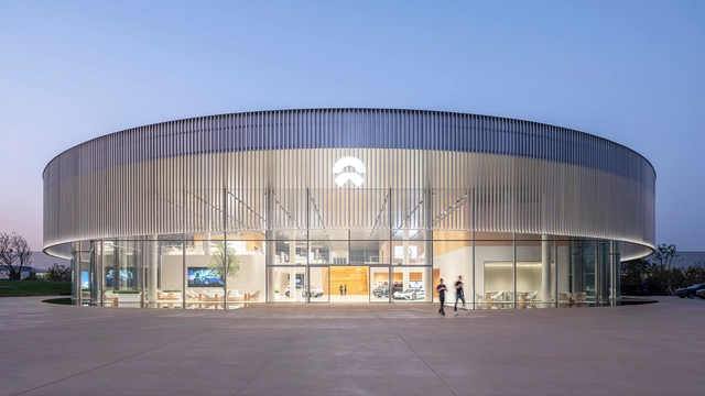 蔚来中心，合肥新桥产业园 / SHL - 建筑图, 展厅, 表皮