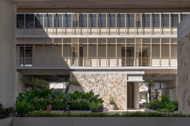 Space Mixed Used Building / MATERIA - Exterior Photography, Mixed Use Architecture, Facade, Balcony