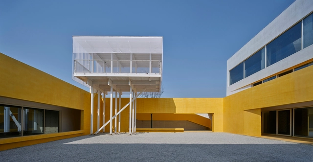 “q” Center —上海廊下村民活动中心 / Atelier tf + ppas - 建筑图, 文化中心, 表皮
